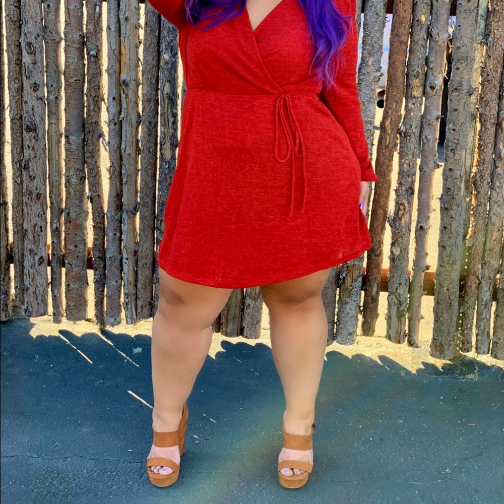 Red dress